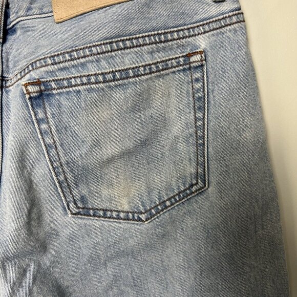 A.P.C. x JJJJound Petit Standard Denim Jeans Light Blue Men’s 33 Selvedge - Picture 6 of 9